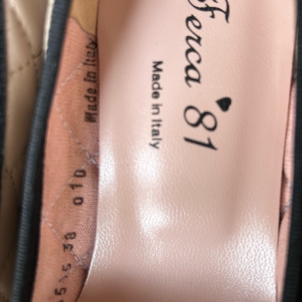 NWT FERCA 81, Women Leather Shoes, Tan and Cream, Size 8 - Picture 6 of 6